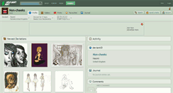 Desktop Screenshot of non-cheeks.deviantart.com