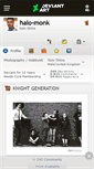 Mobile Screenshot of halo-monk.deviantart.com