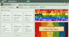 Desktop Screenshot of caroncecilia.deviantart.com
