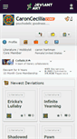 Mobile Screenshot of caroncecilia.deviantart.com