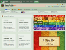 Tablet Screenshot of caroncecilia.deviantart.com