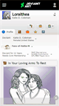 Mobile Screenshot of loralthea.deviantart.com