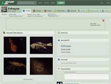 Tablet Screenshot of evfrosyne.deviantart.com