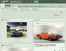 Tablet Screenshot of laffonte.deviantart.com