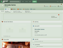 Tablet Screenshot of mercedes-games.deviantart.com