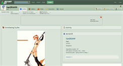 Desktop Screenshot of handrawn.deviantart.com