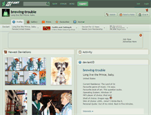 Tablet Screenshot of brewing-trouble.deviantart.com