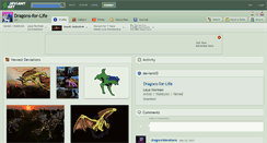 Desktop Screenshot of dragons-for-life.deviantart.com