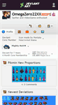 Mobile Screenshot of omegazero22xx.deviantart.com