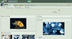 Desktop Screenshot of mkonji.deviantart.com