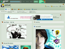 Tablet Screenshot of alekwak.deviantart.com
