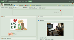 Desktop Screenshot of hamburgertea.deviantart.com