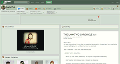 Desktop Screenshot of lamatwo.deviantart.com