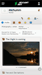 Mobile Screenshot of michumm.deviantart.com