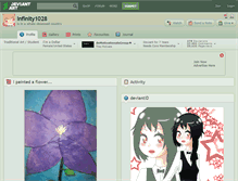 Tablet Screenshot of infinity1028.deviantart.com