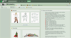 Desktop Screenshot of dbz-linearts.deviantart.com