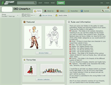 Tablet Screenshot of dbz-linearts.deviantart.com