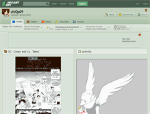 Tablet Screenshot of chiqs09.deviantart.com