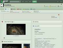 Tablet Screenshot of mustafa-p.deviantart.com