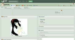 Desktop Screenshot of pixel-lily.deviantart.com