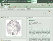 Tablet Screenshot of mouritsada.deviantart.com