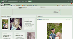 Desktop Screenshot of jezziemak.deviantart.com