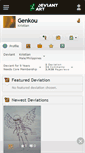 Mobile Screenshot of genkou.deviantart.com