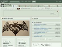 Tablet Screenshot of glammagz.deviantart.com