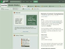 Tablet Screenshot of literate-hetalia.deviantart.com