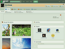 Tablet Screenshot of okimidada.deviantart.com