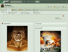 Tablet Screenshot of ikimono1.deviantart.com