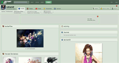 Desktop Screenshot of catsandr.deviantart.com