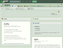 Tablet Screenshot of jerianna.deviantart.com