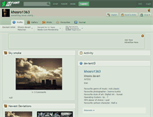 Tablet Screenshot of khosro1363.deviantart.com