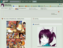 Tablet Screenshot of neko-krys.deviantart.com