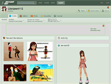 Tablet Screenshot of linnzee4112.deviantart.com