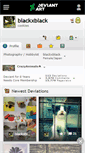 Mobile Screenshot of blackxblack.deviantart.com