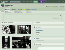 Tablet Screenshot of missmeghan.deviantart.com