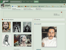 Tablet Screenshot of nickoyh.deviantart.com