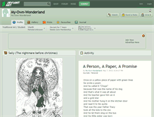 Tablet Screenshot of my-own-wonderland.deviantart.com