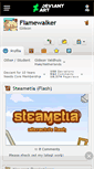 Mobile Screenshot of flamewalker.deviantart.com