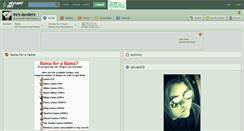 Desktop Screenshot of mrs-landers.deviantart.com