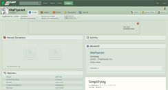 Desktop Screenshot of kiteflyerart.deviantart.com