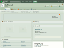 Tablet Screenshot of kiteflyerart.deviantart.com