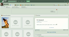 Desktop Screenshot of jamesdot.deviantart.com