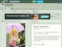 Tablet Screenshot of andyamasaki.deviantart.com