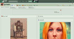 Desktop Screenshot of burningon.deviantart.com