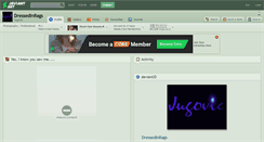 Desktop Screenshot of dressedinrags.deviantart.com