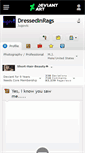 Mobile Screenshot of dressedinrags.deviantart.com