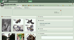Desktop Screenshot of dark-arts-and-crafts.deviantart.com